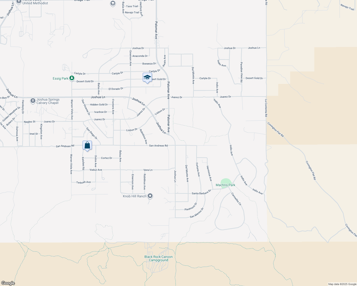 58578 San Andreas Road, Yucca Valley CA Walk Score