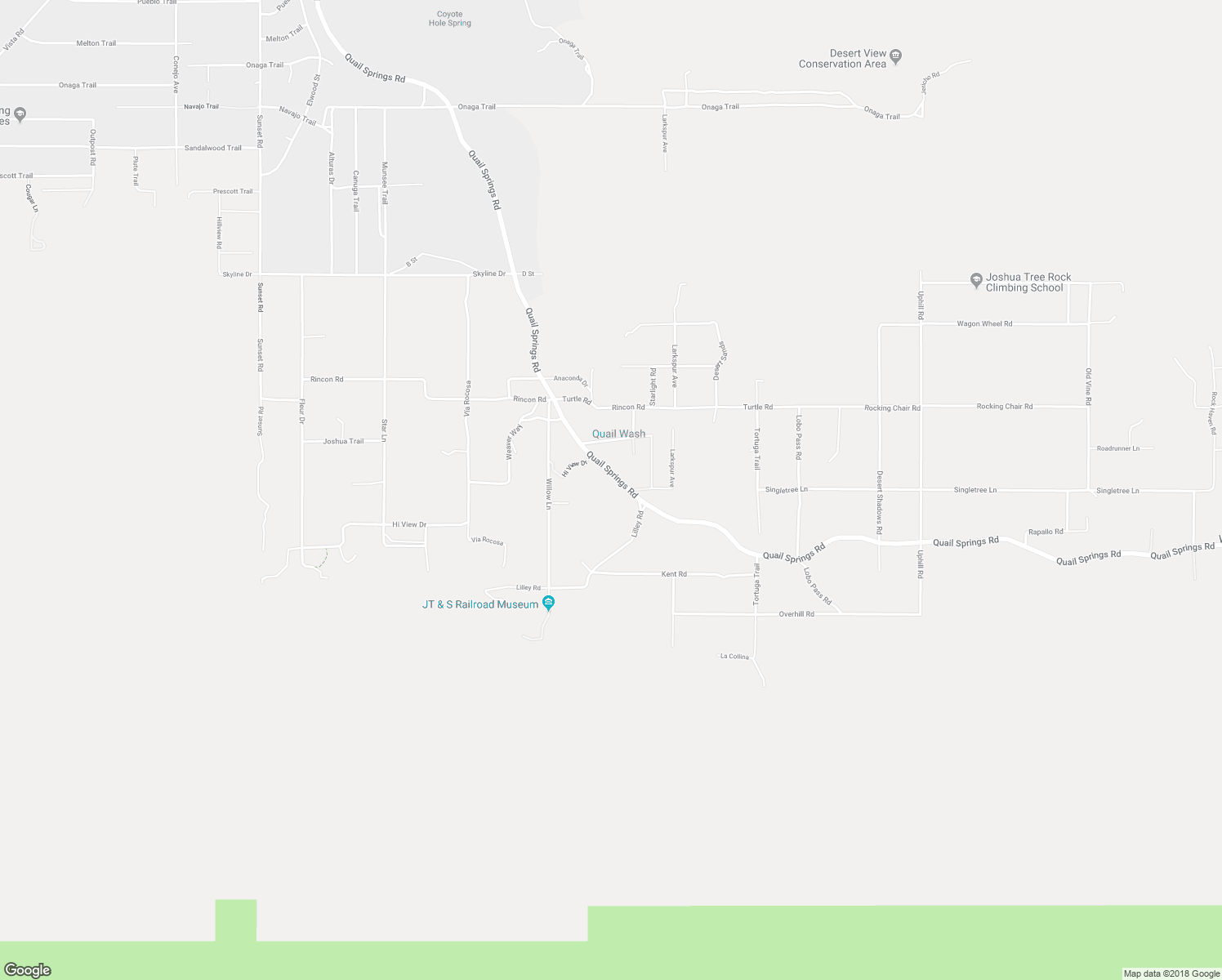 map of restaurants, bars, coffee shops, grocery stores, and more near 62551 Turtle Road in Joshua Tree