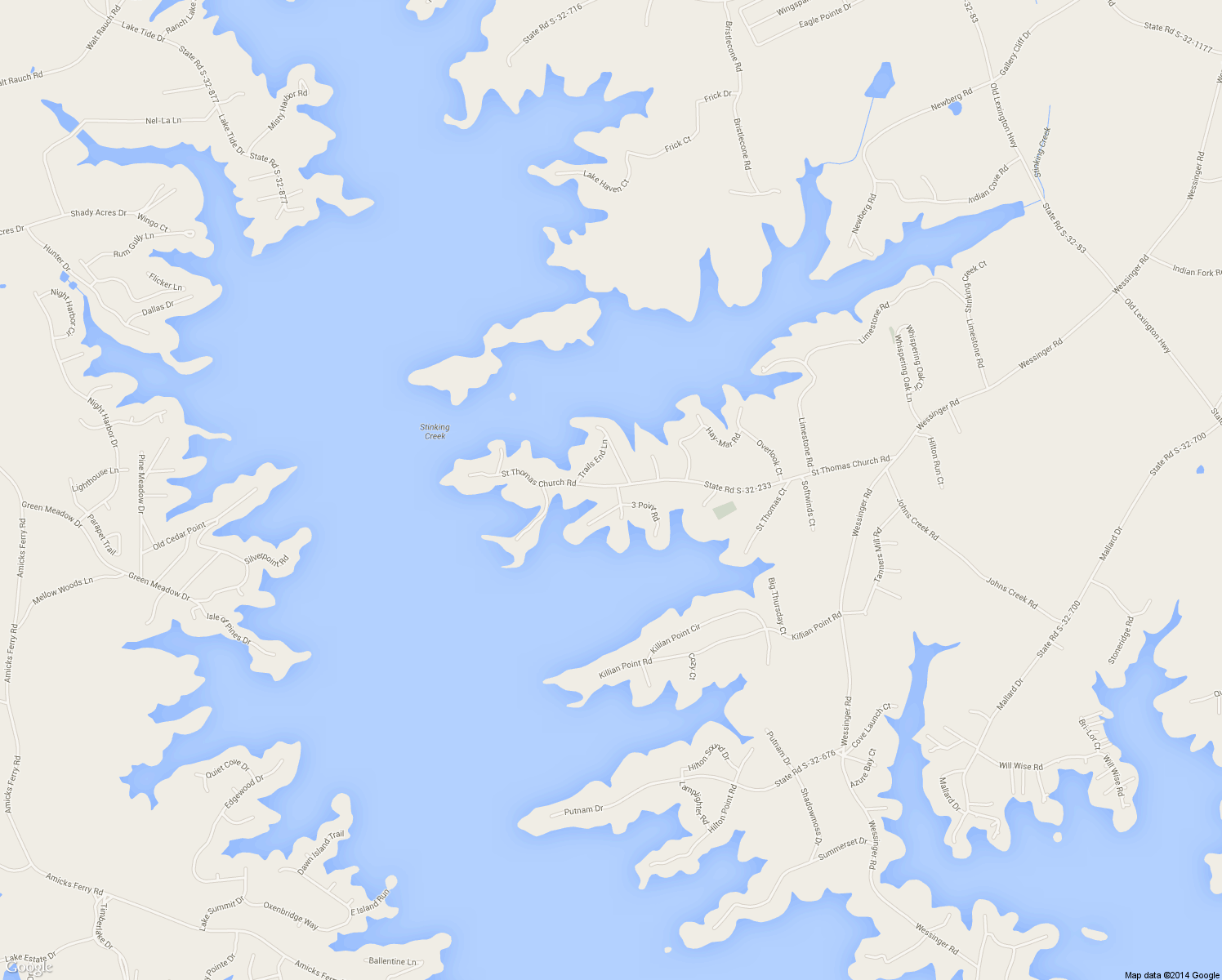 map of restaurants, bars, coffee shops, grocery stores, and more near 305 Saint Thomas Church Road in Chapin