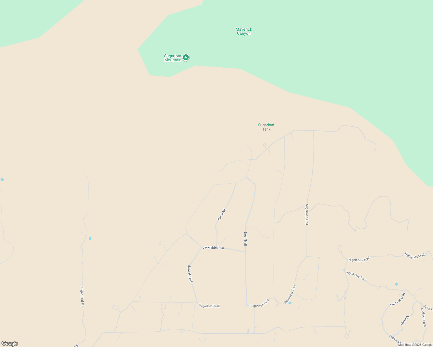 map of restaurants, bars, coffee shops, grocery stores, and more near 27 Metate Lane in Datil