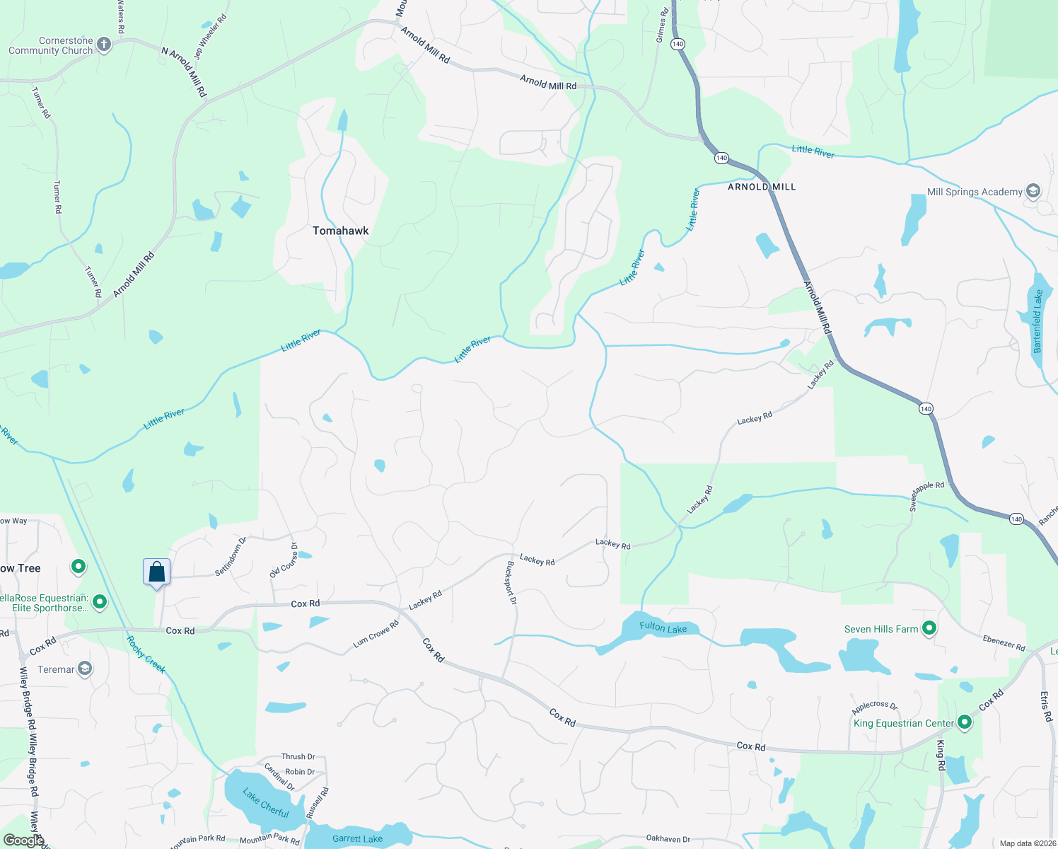 map of restaurants, bars, coffee shops, grocery stores, and more near 13175 Addison Road in Roswell