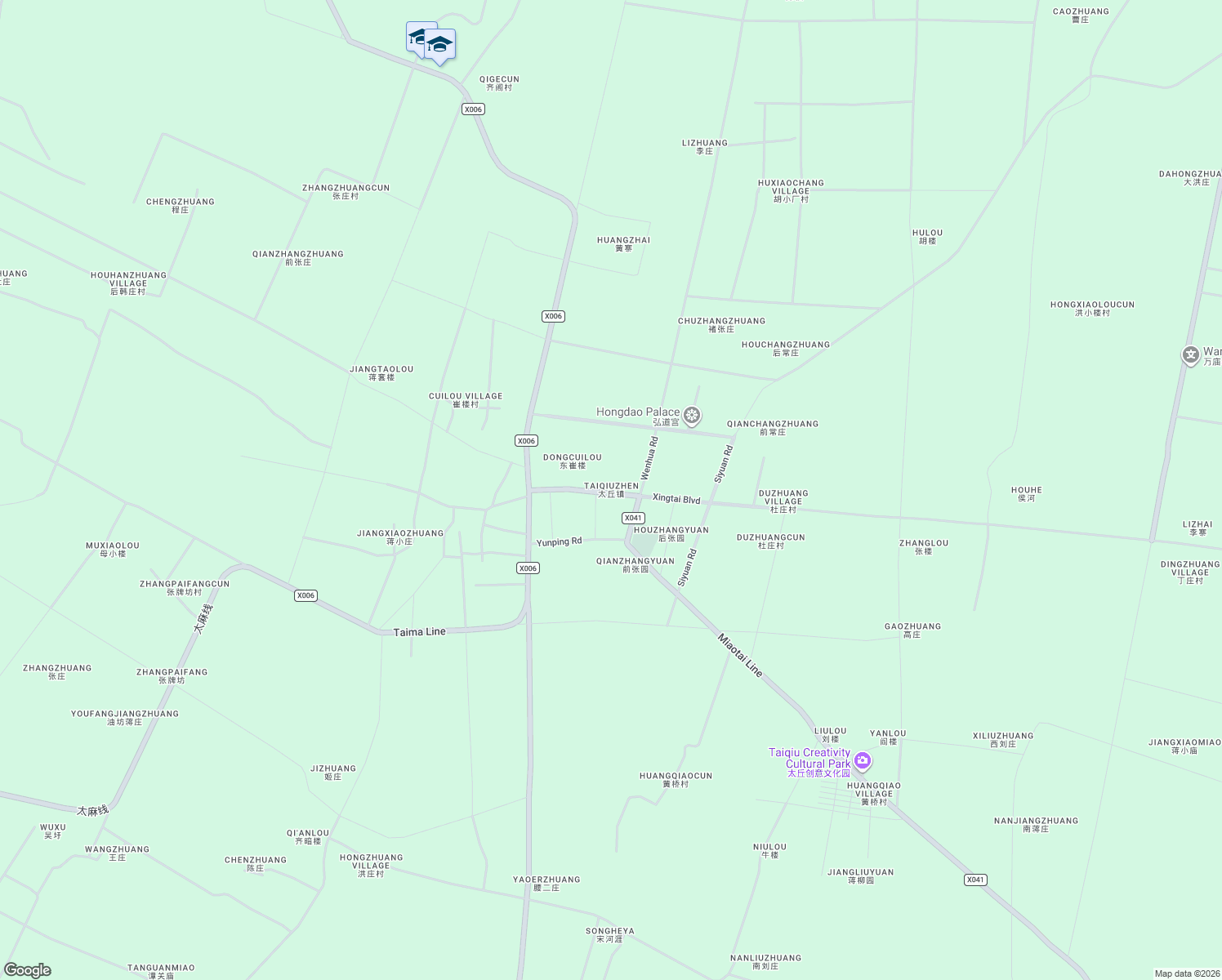 map of restaurants, bars, coffee shops, grocery stores, and more near in Shangqiu