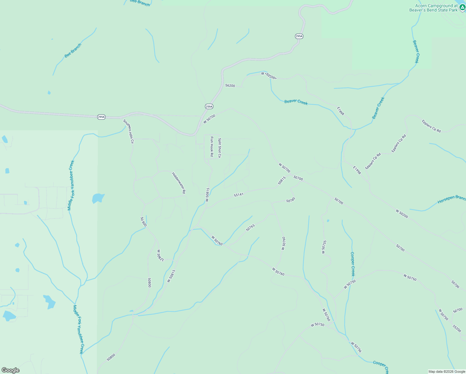 map of restaurants, bars, coffee shops, grocery stores, and more near 55141 in Broken Bow