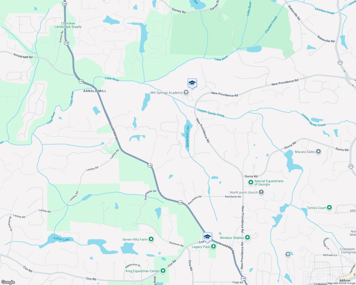 map of restaurants, bars, coffee shops, grocery stores, and more near 415 Gunston Hall Drive in Alpharetta