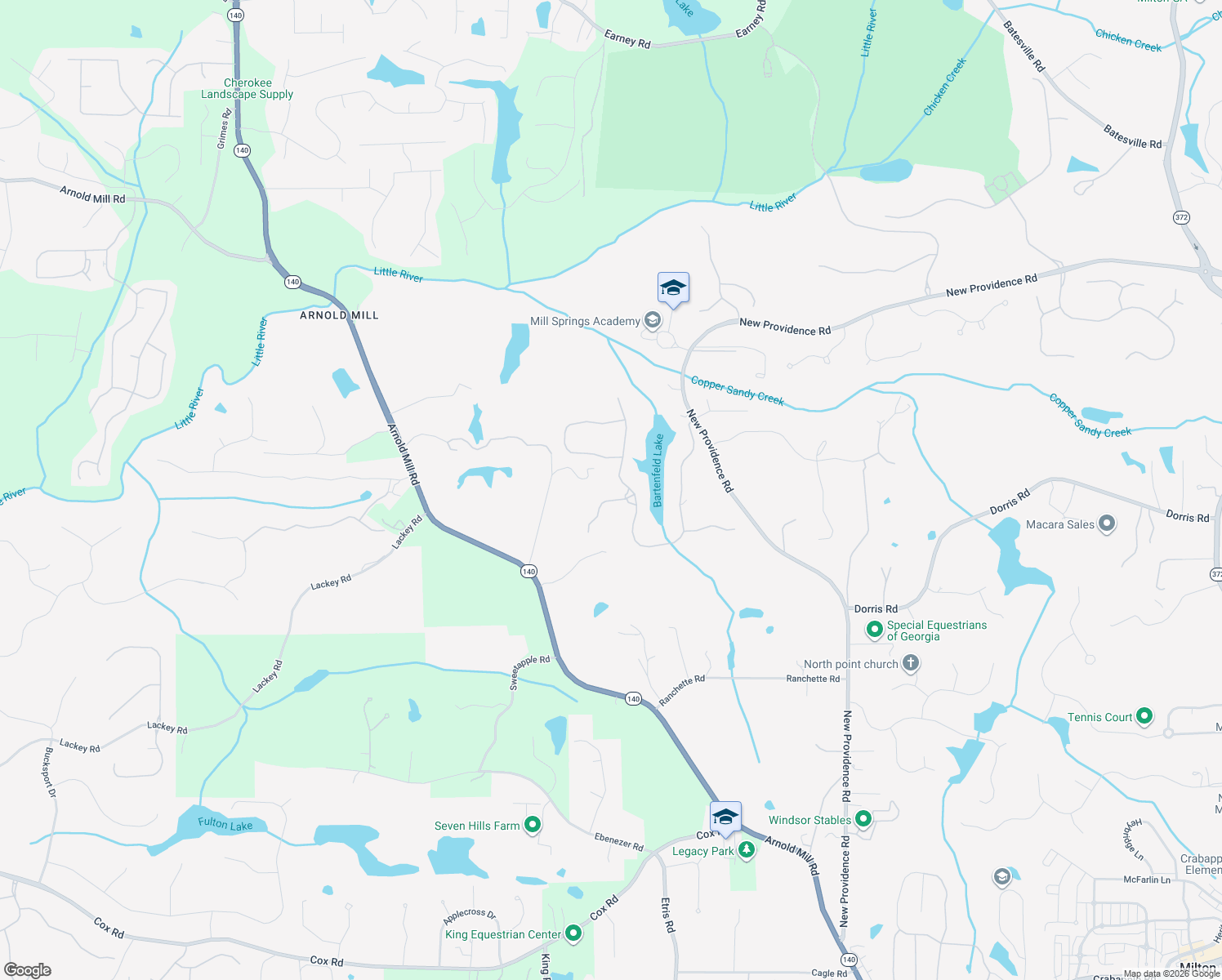 map of restaurants, bars, coffee shops, grocery stores, and more near 415 Gunston Hall Dr in Alpharetta
