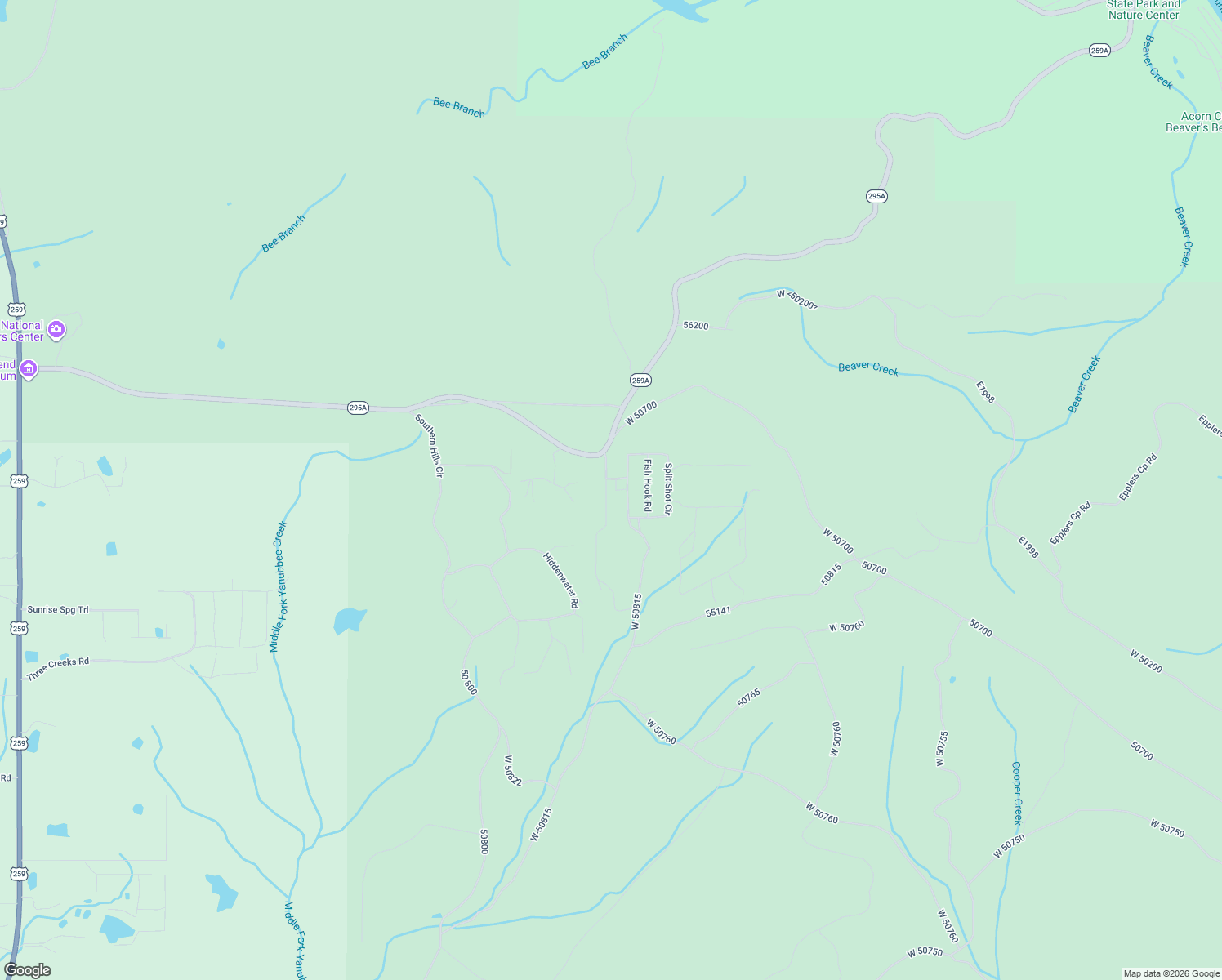 map of restaurants, bars, coffee shops, grocery stores, and more near 559 Split Shot Circle in Broken Bow