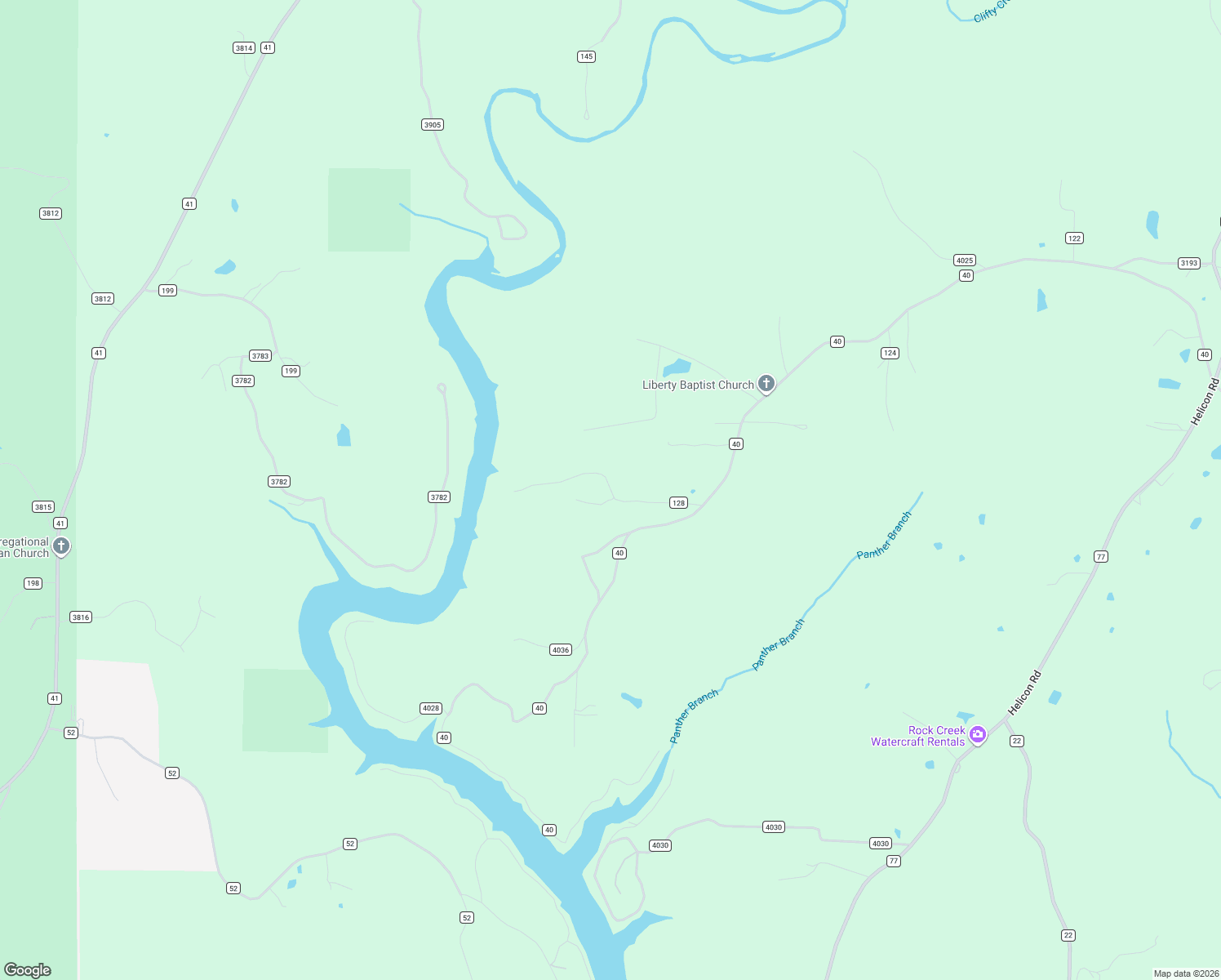 map of restaurants, bars, coffee shops, grocery stores, and more near Woodard Road in Winston County