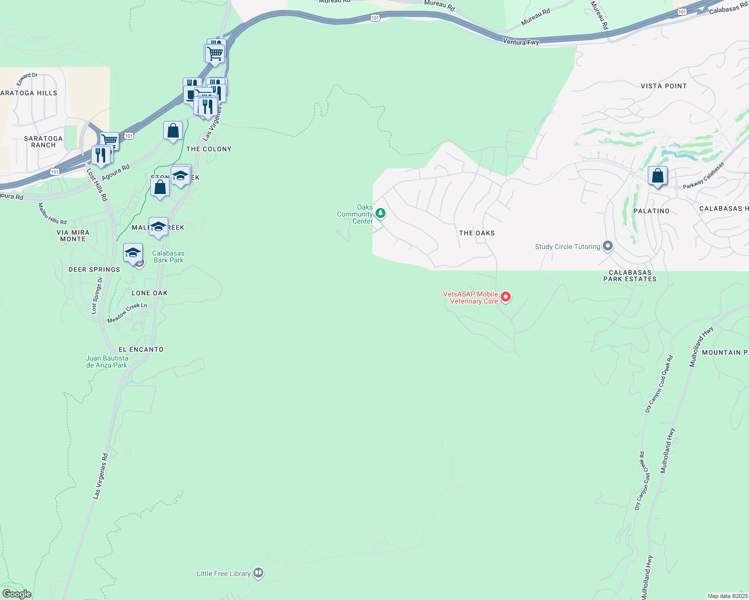 map of restaurants, bars, coffee shops, grocery stores, and more near in 