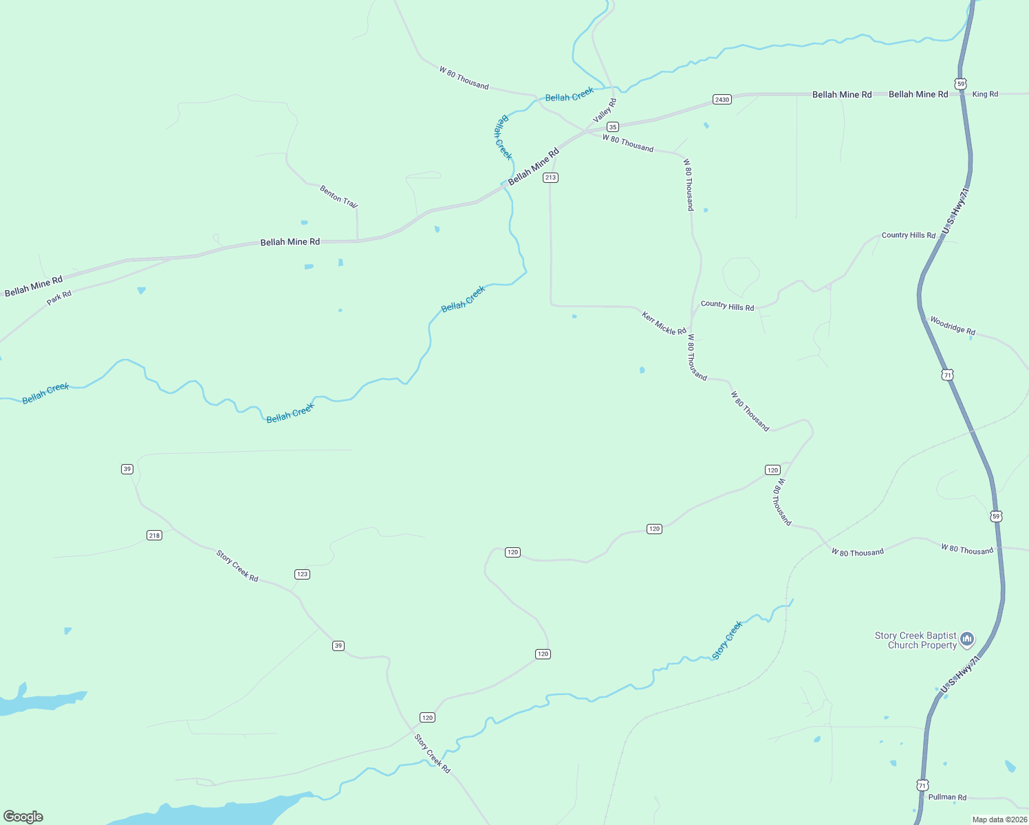 map of restaurants, bars, coffee shops, grocery stores, and more near 205 Kerr Mickle Road in Gillham
