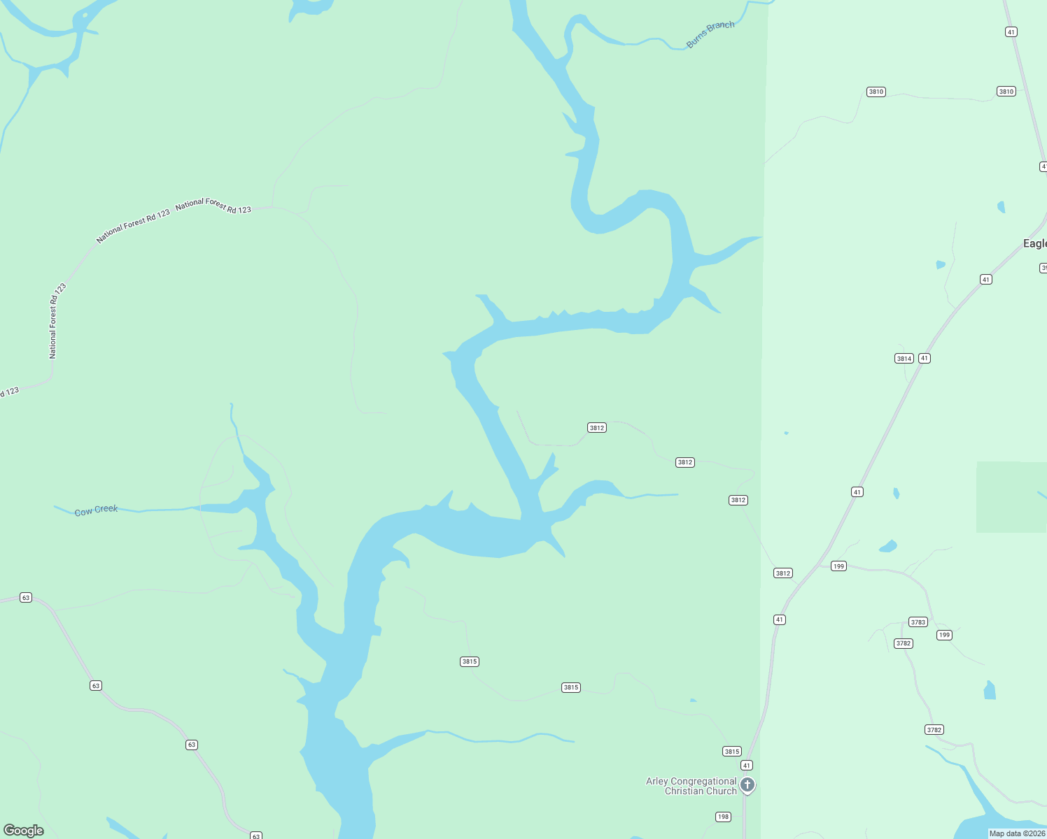 map of restaurants, bars, coffee shops, grocery stores, and more near 533 Paradise Trail in Arley