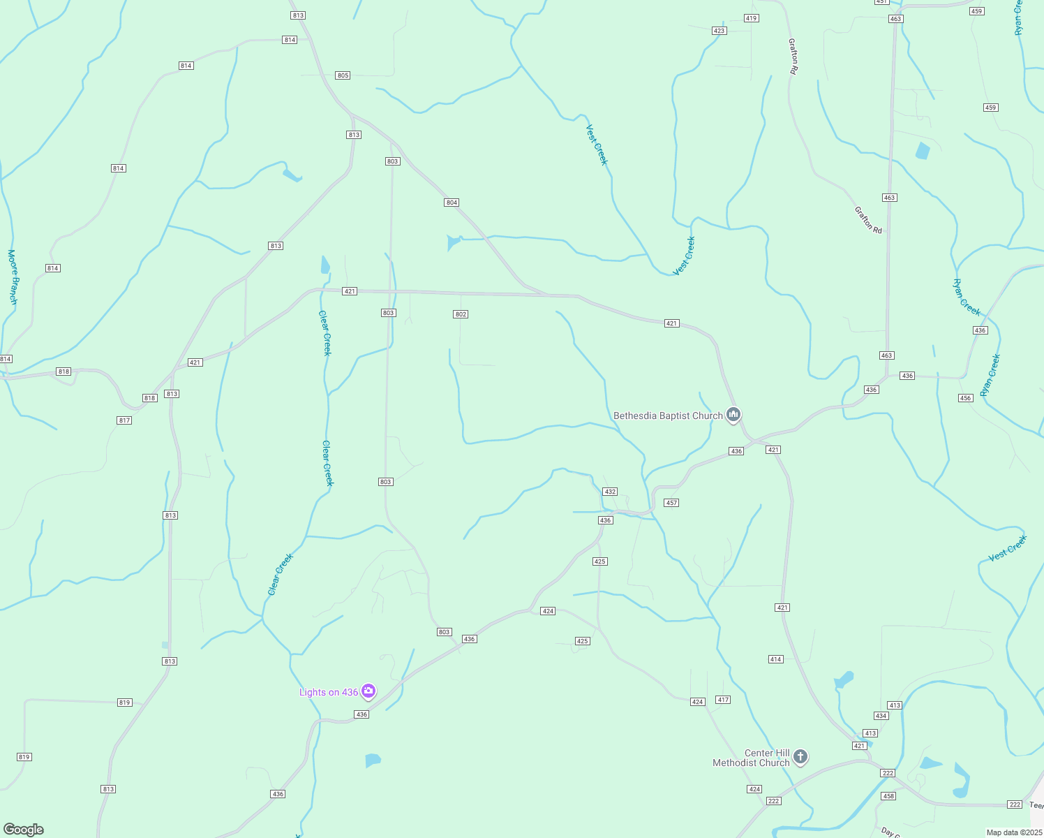 map of restaurants, bars, coffee shops, grocery stores, and more near 520 County Road 802 in Cullman
