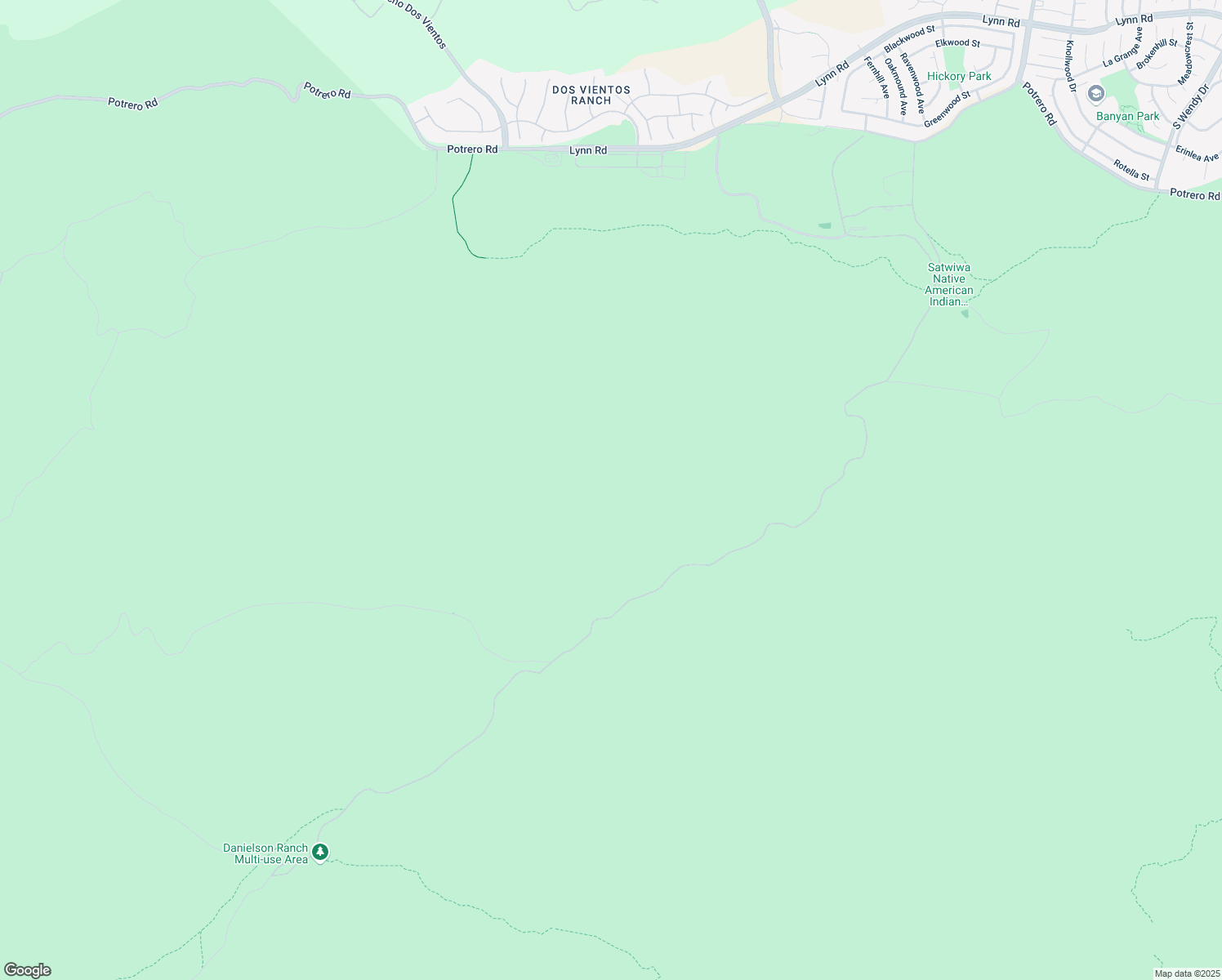 map of restaurants, bars, coffee shops, grocery stores, and more near Hidden Pond Trail in Westlake Village