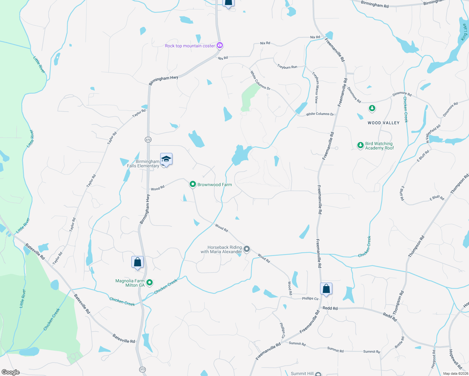 map of restaurants, bars, coffee shops, grocery stores, and more near 1345 Rolling Links Drive in Alpharetta