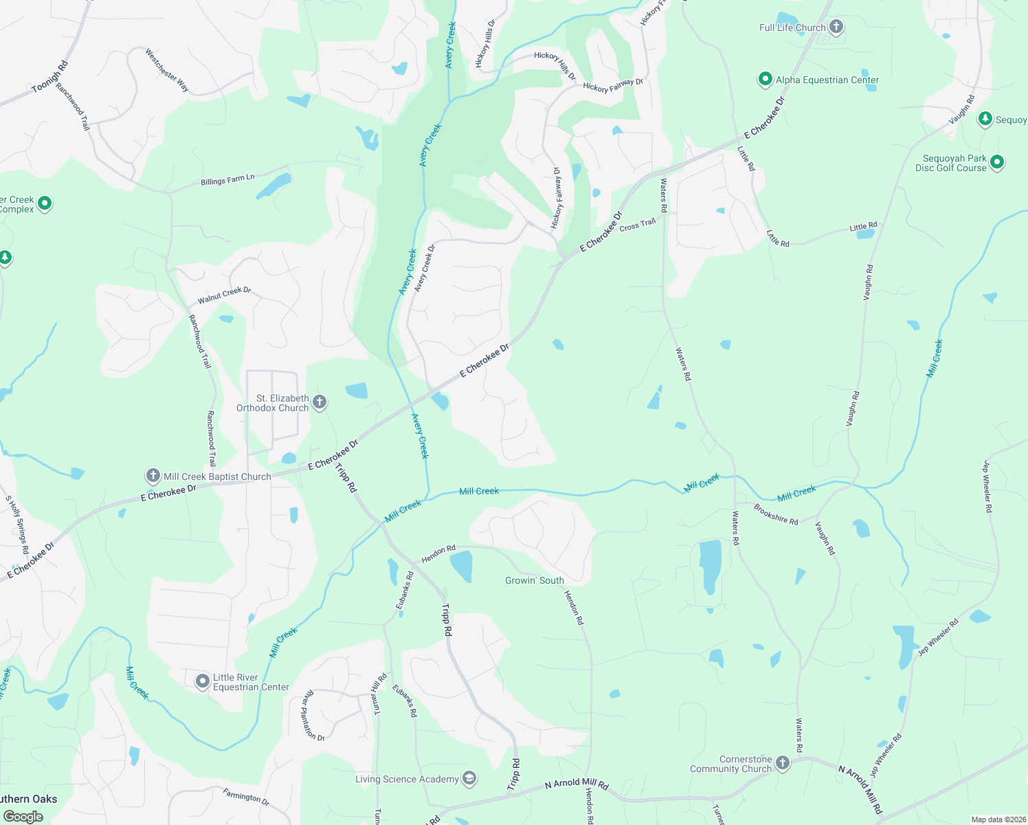 map of restaurants, bars, coffee shops, grocery stores, and more near 117 Newcastle Walk in Woodstock