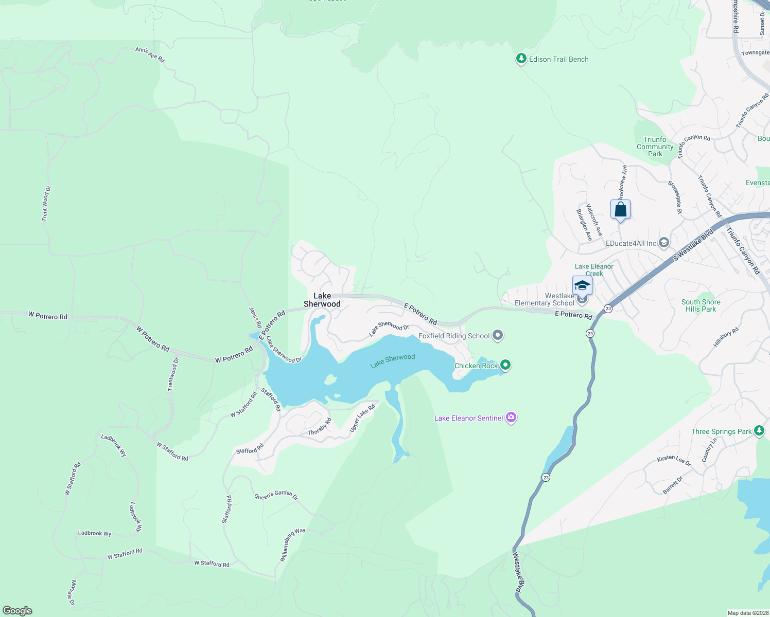 map of restaurants, bars, coffee shops, grocery stores, and more near 534 Ravensbury Street in Lake Sherwood