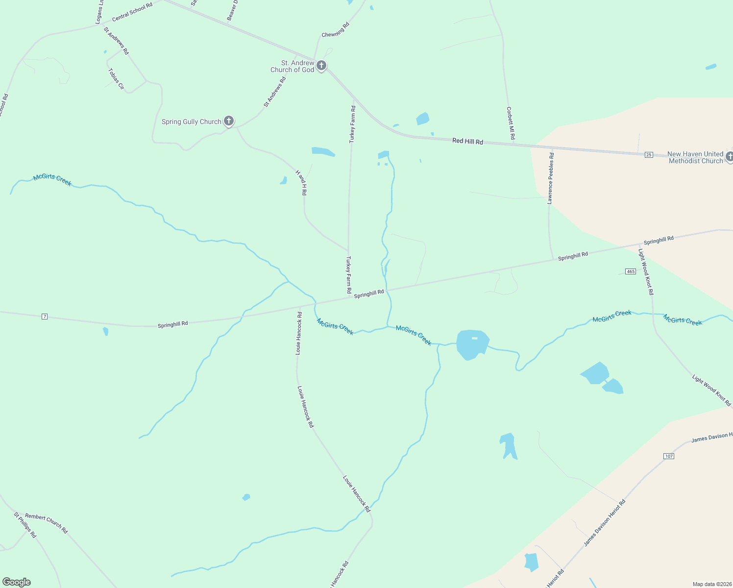 map of restaurants, bars, coffee shops, grocery stores, and more near 2720 Springhill Road in Dalzell