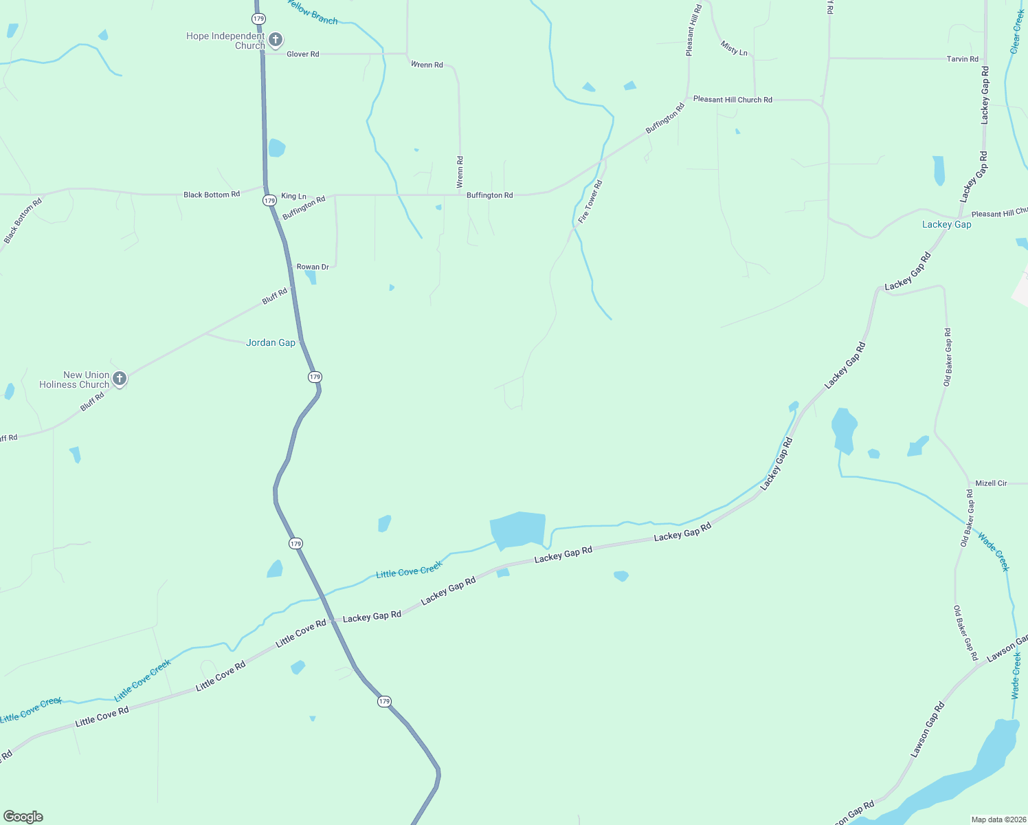 map of restaurants, bars, coffee shops, grocery stores, and more near 988 Fire Tower Road in Boaz