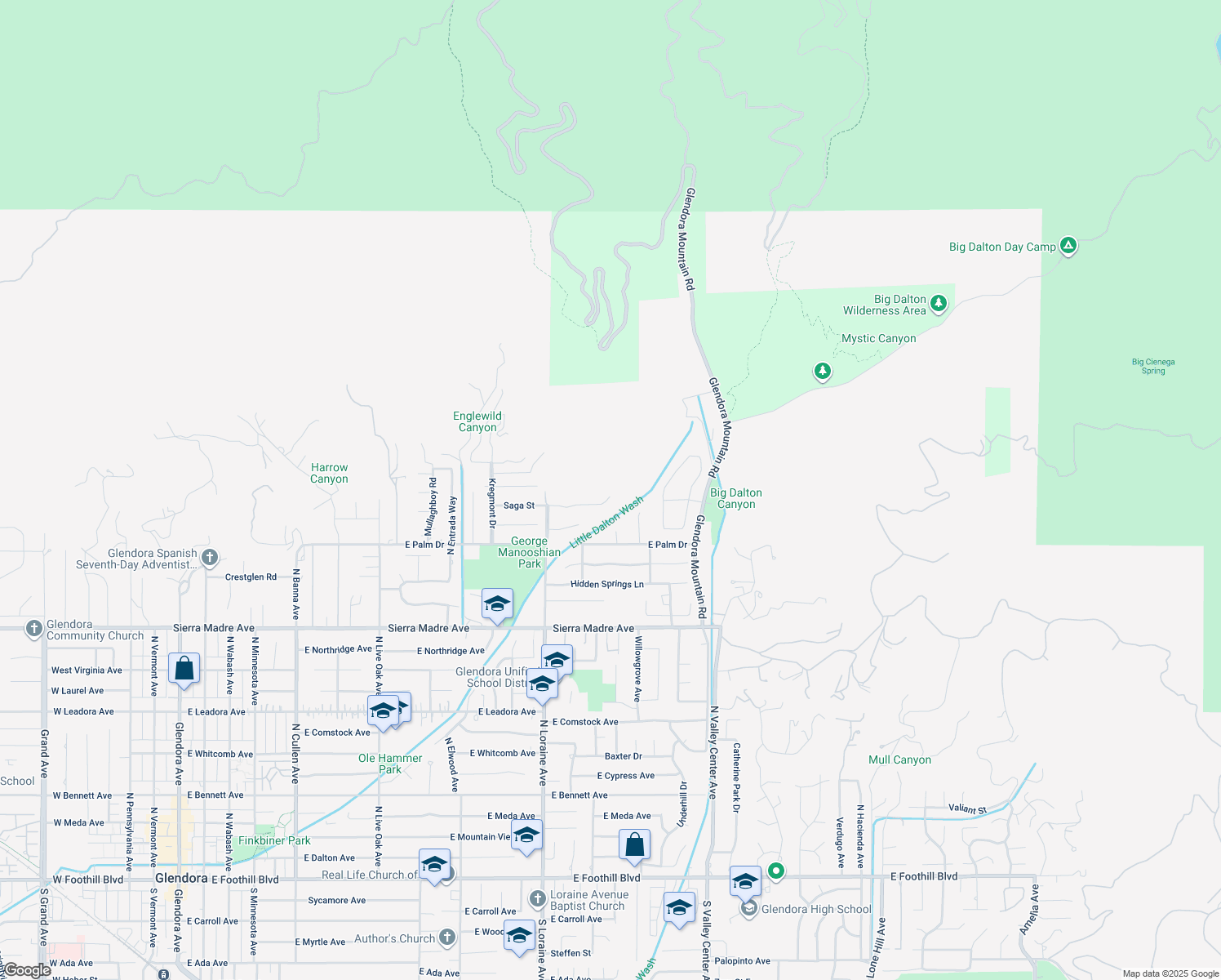 1239 Saga Street, Glendora CA Walk Score