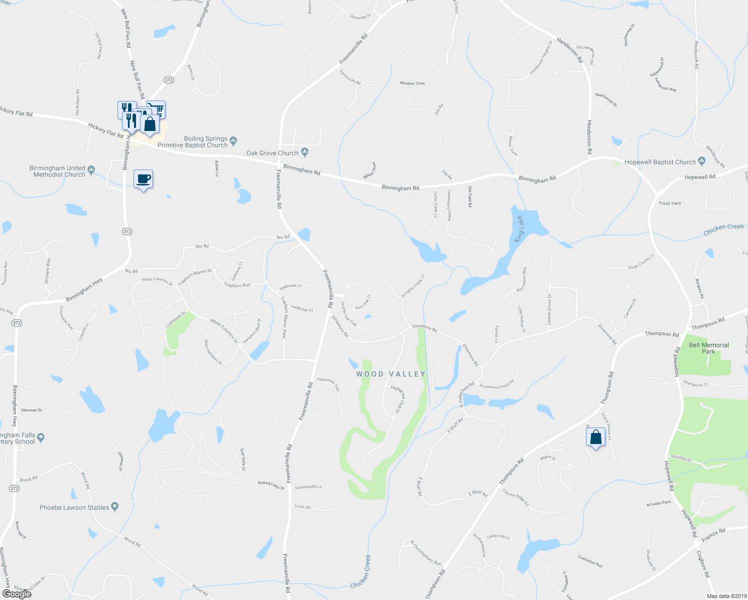 map of restaurants, bars, coffee shops, grocery stores, and more near 945 Post Oak Close in Alpharetta