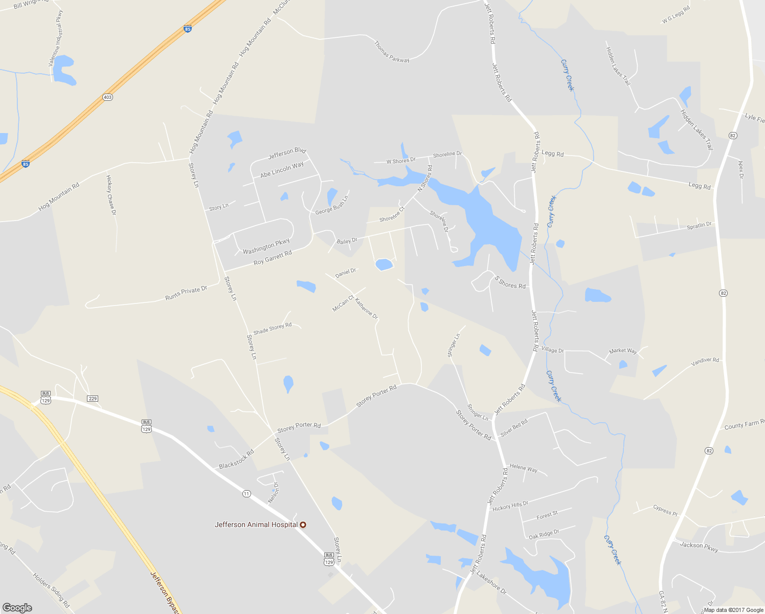 map of restaurants, bars, coffee shops, grocery stores, and more near 494 Katherine Drive in Jefferson