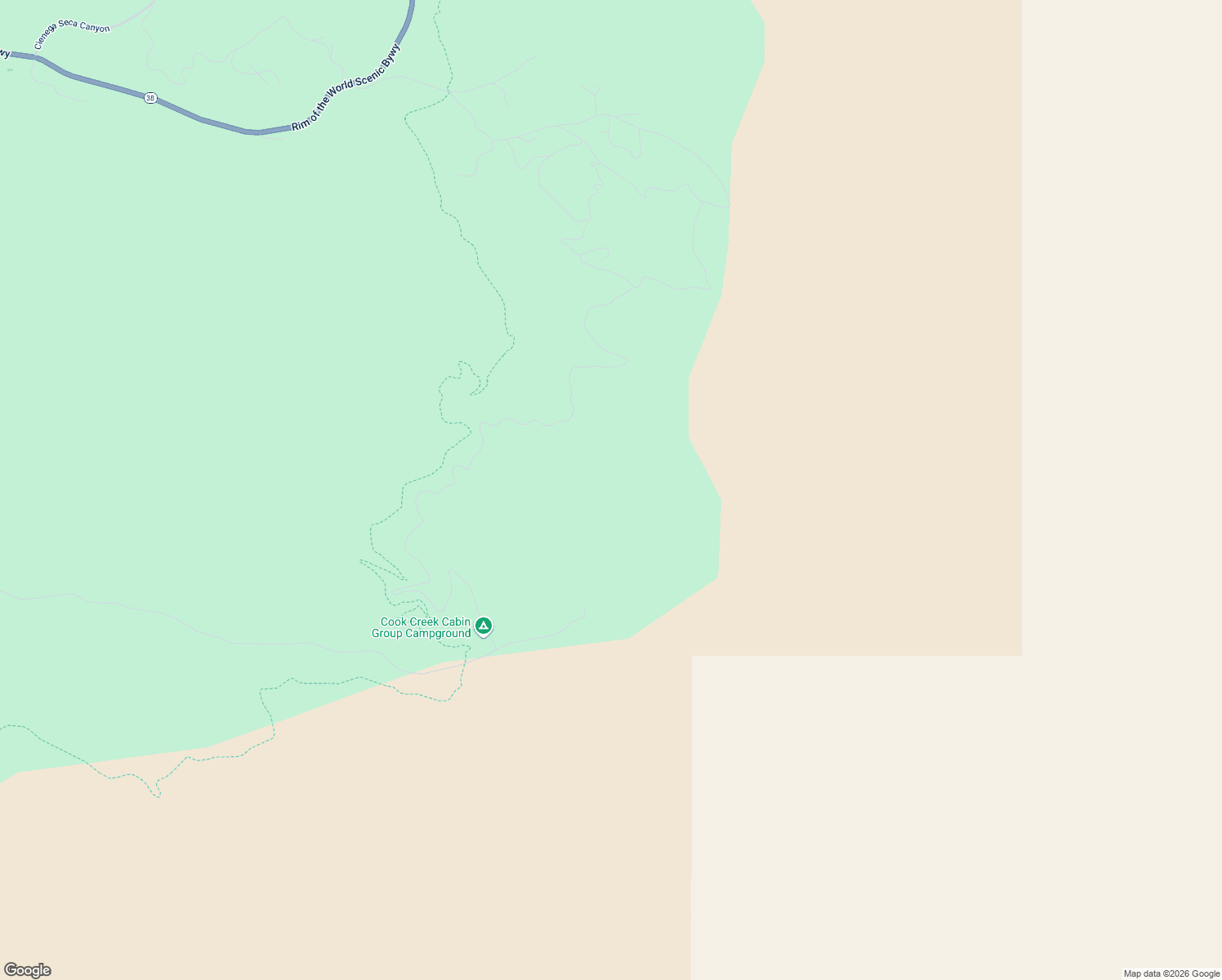 map of restaurants, bars, coffee shops, grocery stores, and more near 1N02 in Angelus Oaks