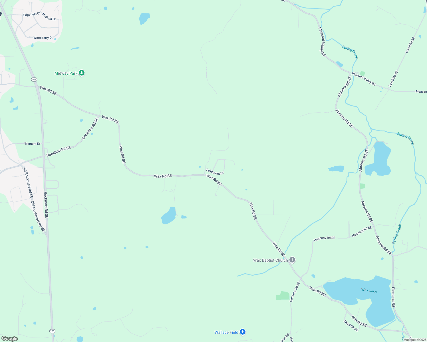 map of restaurants, bars, coffee shops, grocery stores, and more near 9 Lakemont Drive in Silver Creek
