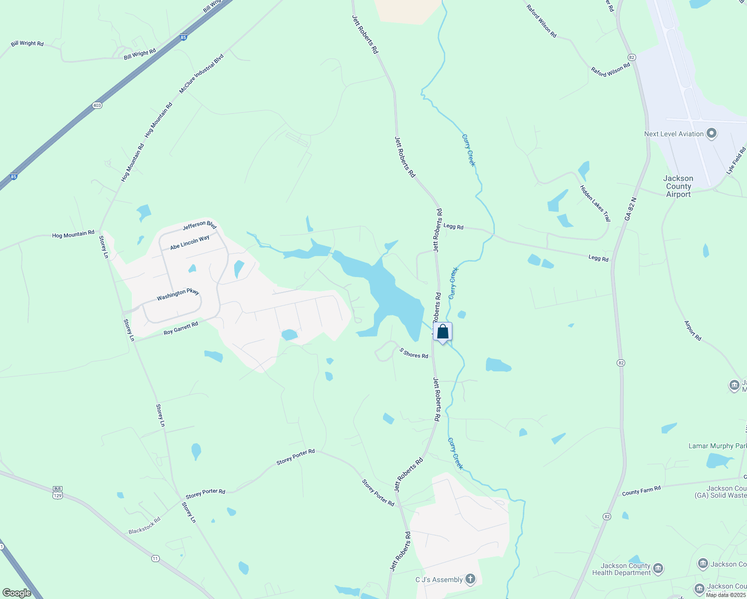 map of restaurants, bars, coffee shops, grocery stores, and more near 1099 Shoreline Drive in Jefferson