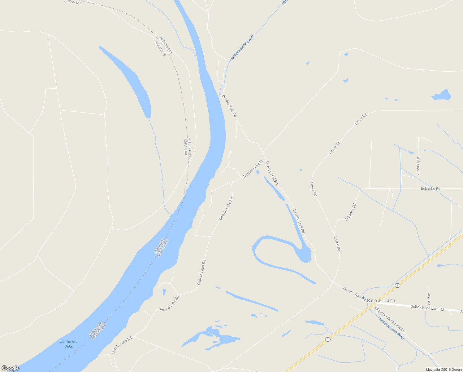 map of restaurants, bars, coffee shops, grocery stores, and more near 12 Desoto Lake Road in Alligator