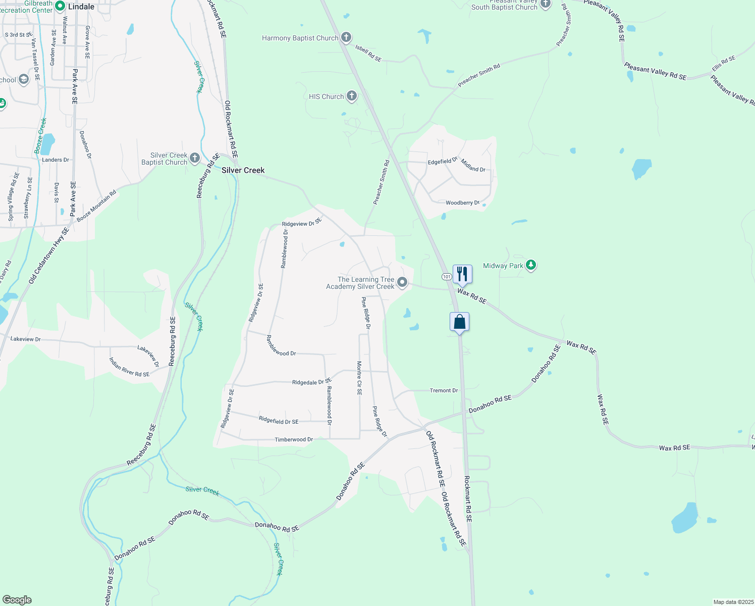 1094 Old Rockmart Road Southeast, Silver Creek GA Walk Score