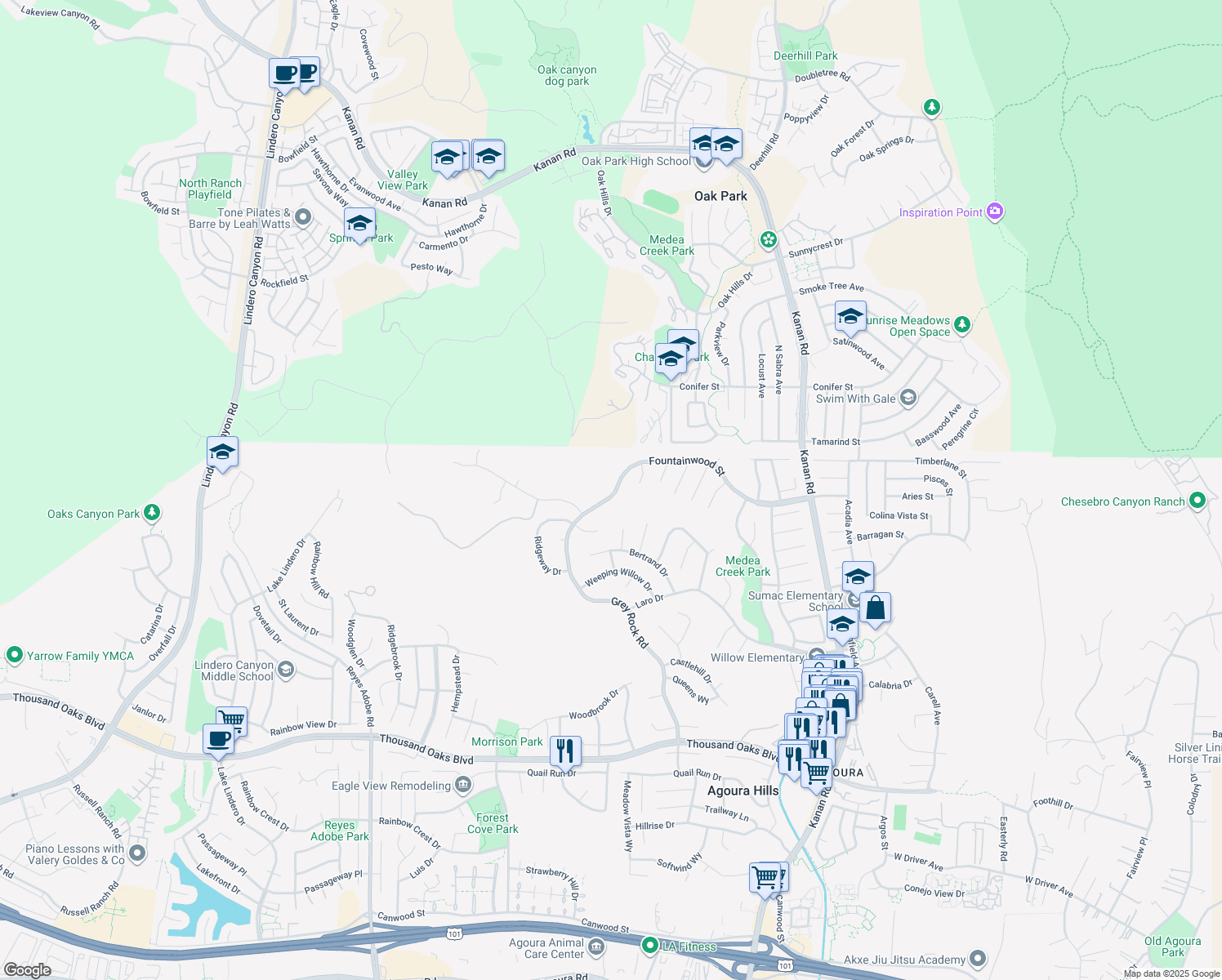 29547 Fountainwood Street, Agoura Hills CA Walk Score