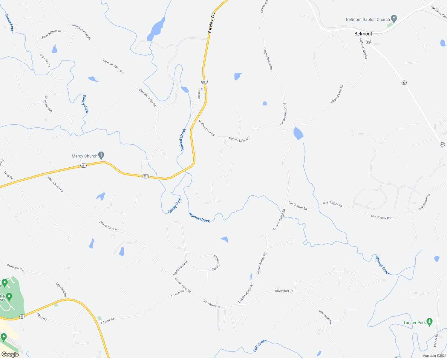 map of restaurants, bars, coffee shops, grocery stores, and more near 4141 Evian Way in Gainesville