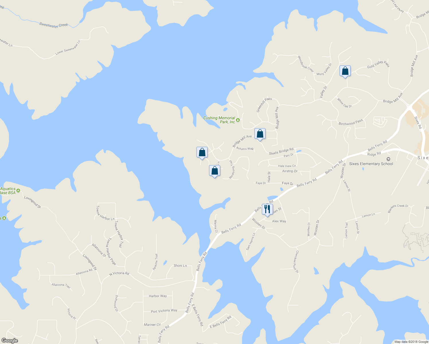 map of restaurants, bars, coffee shops, grocery stores, and more near 214 Briarwood Lane in Canton