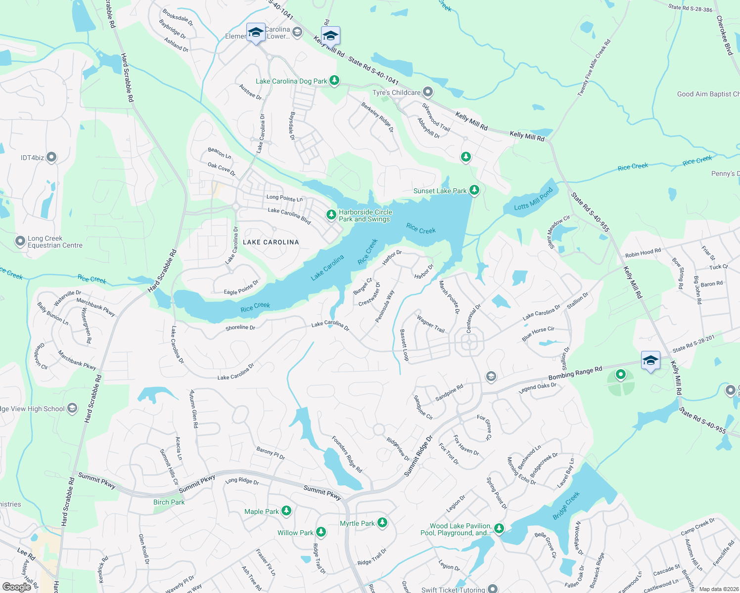 map of restaurants, bars, coffee shops, grocery stores, and more near 112 Crest Water Drive in Columbia