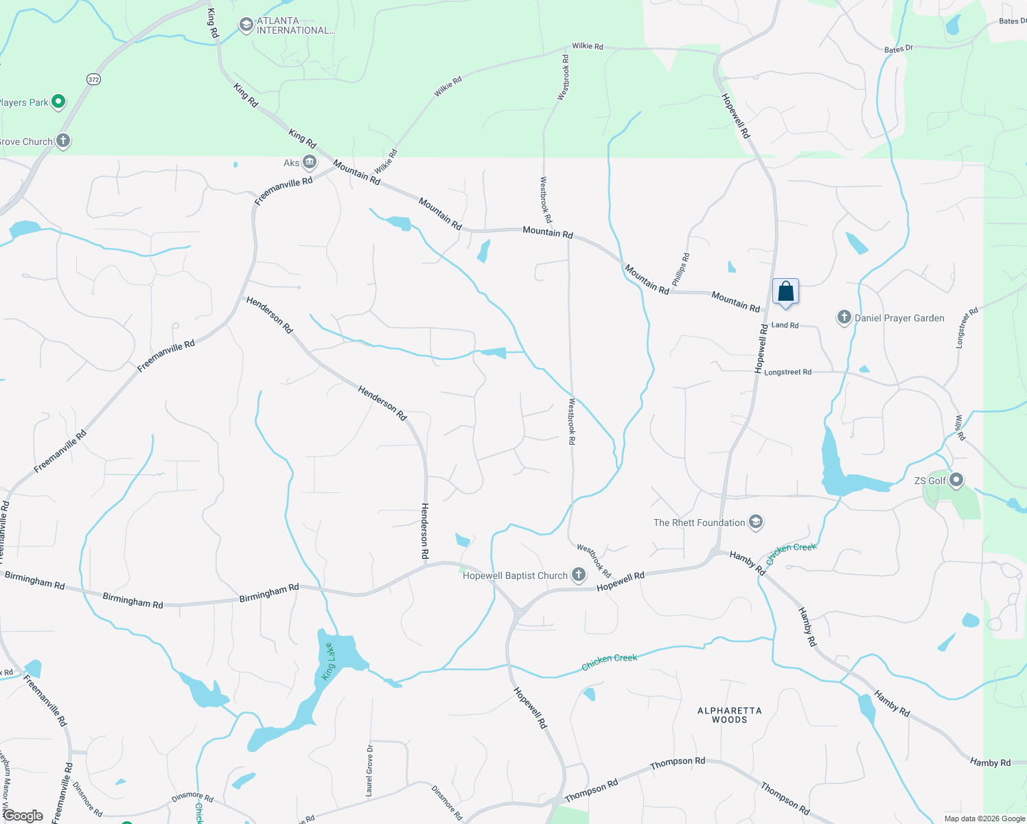 map of restaurants, bars, coffee shops, grocery stores, and more near 390 Sablewood Drive in Alpharetta