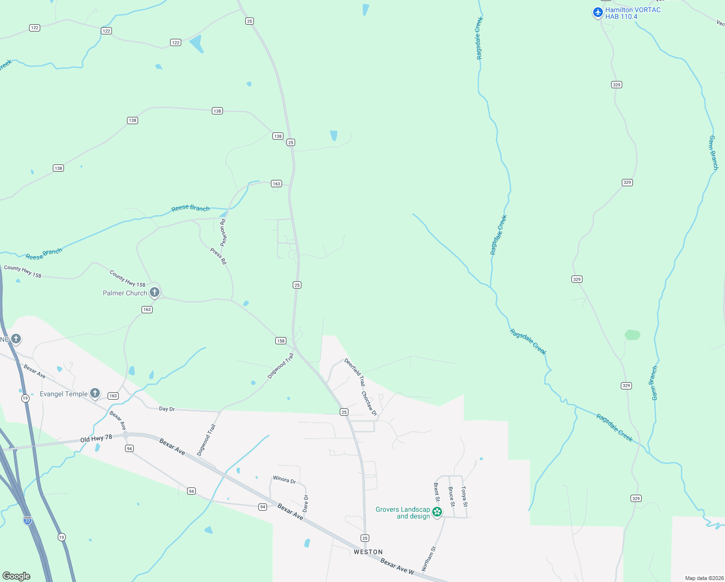 map of restaurants, bars, coffee shops, grocery stores, and more near in Hamilton