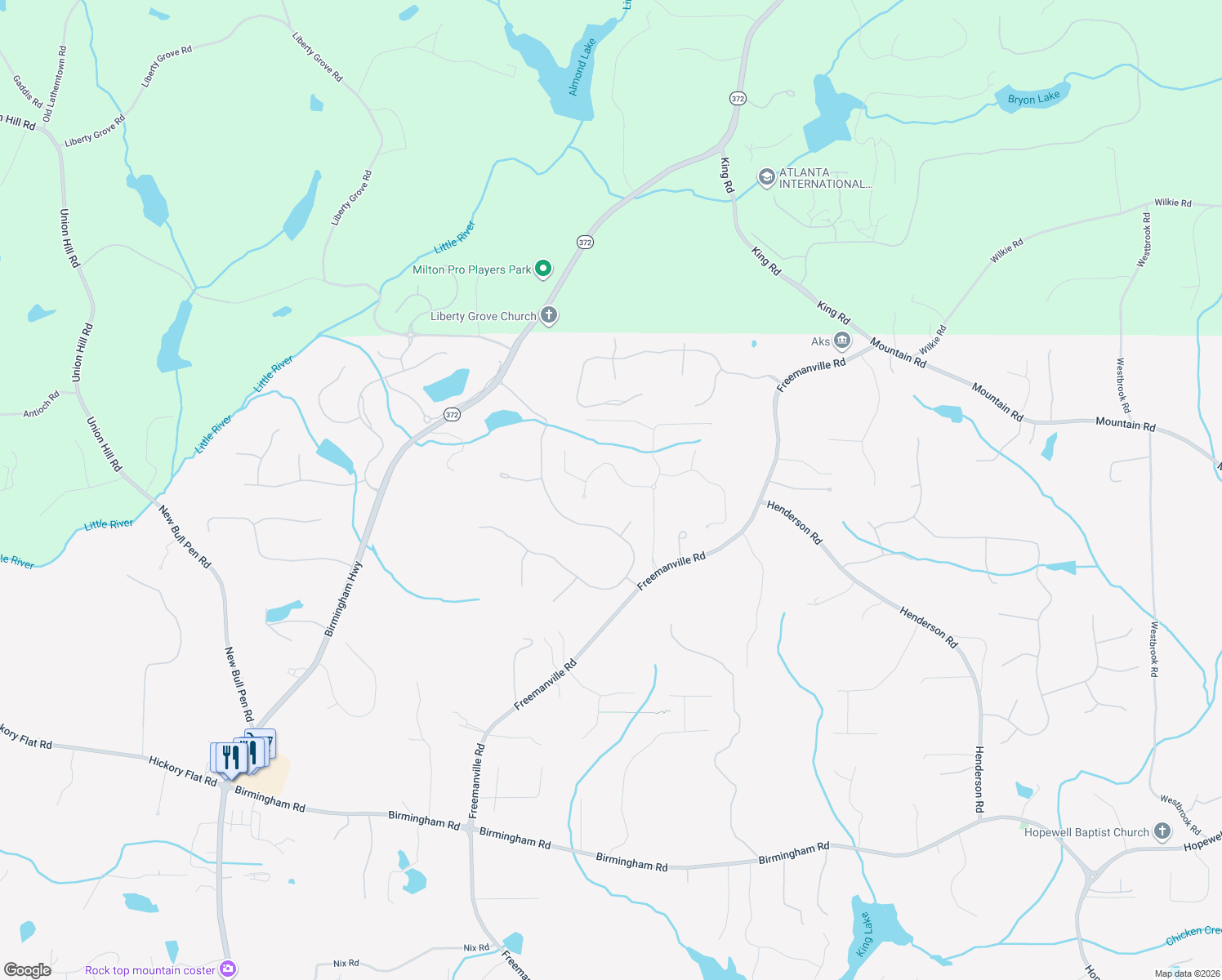 map of restaurants, bars, coffee shops, grocery stores, and more near 1505 Hamiota Ridge in Milton