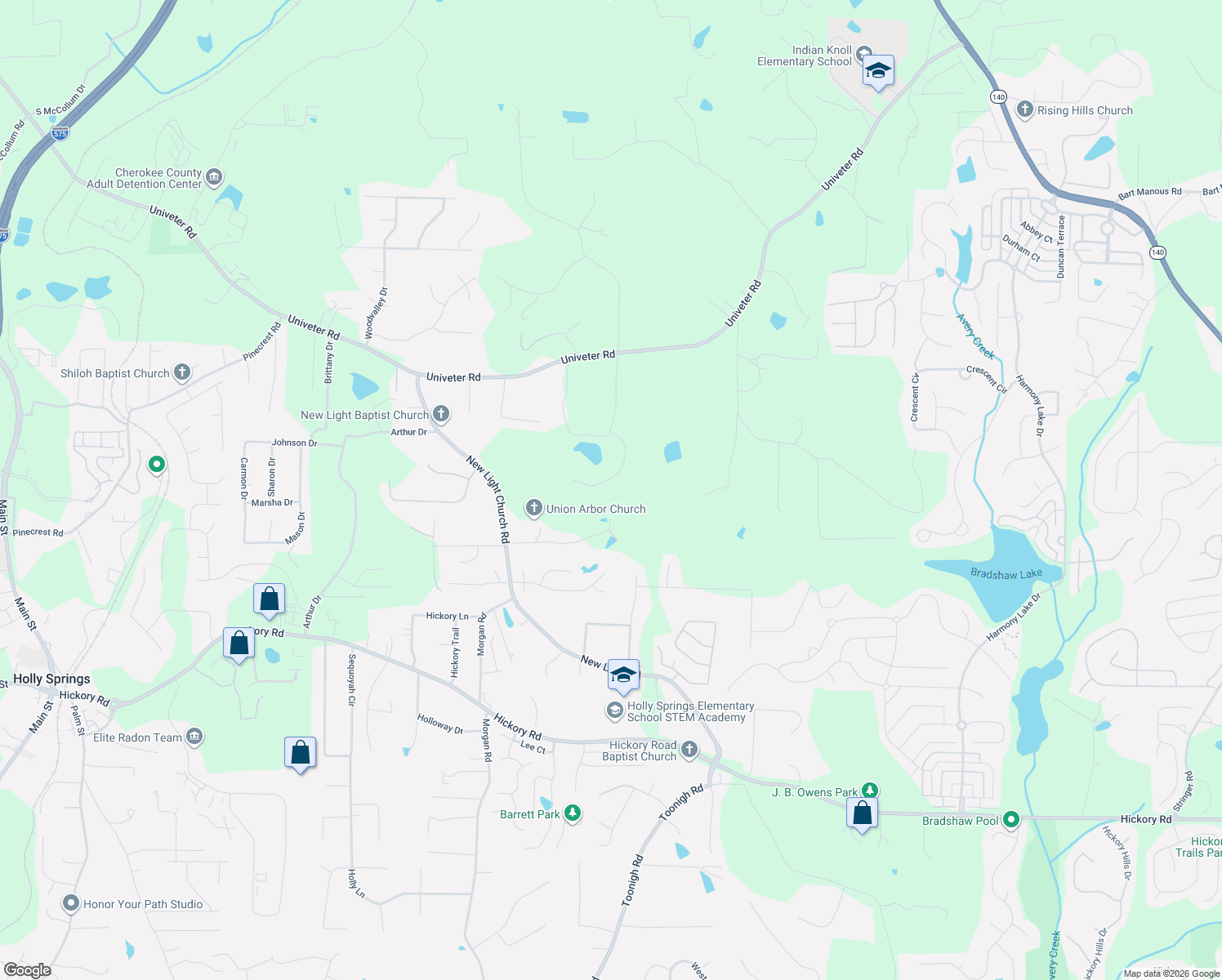 map of restaurants, bars, coffee shops, grocery stores, and more near 245 Stacy Court in Canton