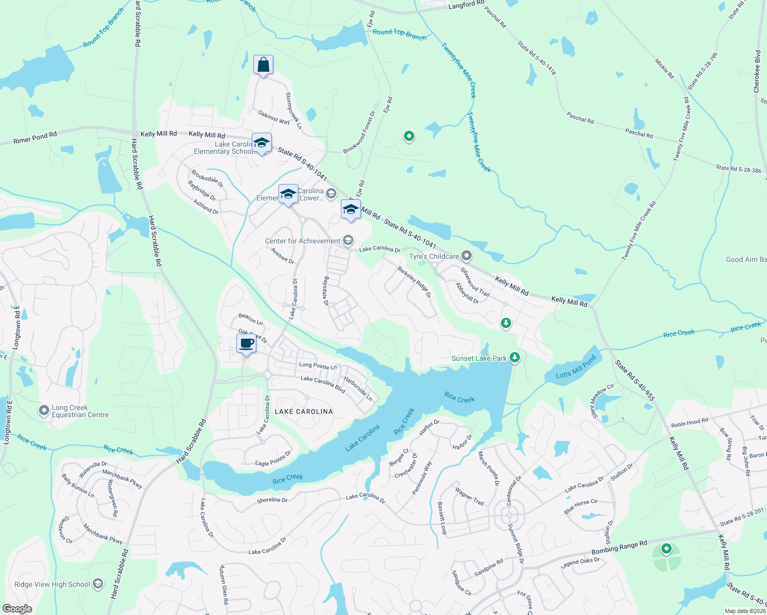 map of restaurants, bars, coffee shops, grocery stores, and more near 584 Anson Drive in Columbia