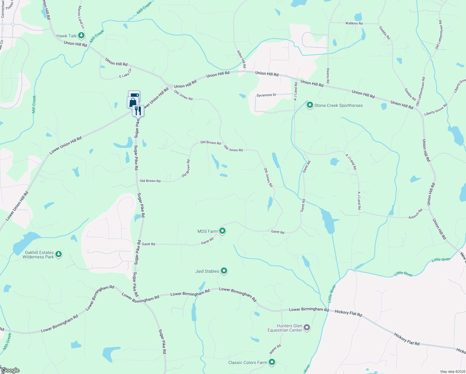 map of restaurants, bars, coffee shops, grocery stores, and more near 426 Dogwood Lake Trail in Alpharetta