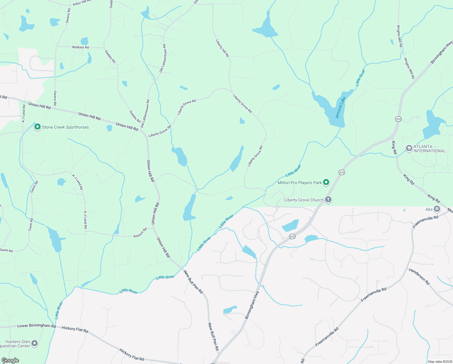 map of restaurants, bars, coffee shops, grocery stores, and more near 1800 Liberty Grove Road in Alpharetta