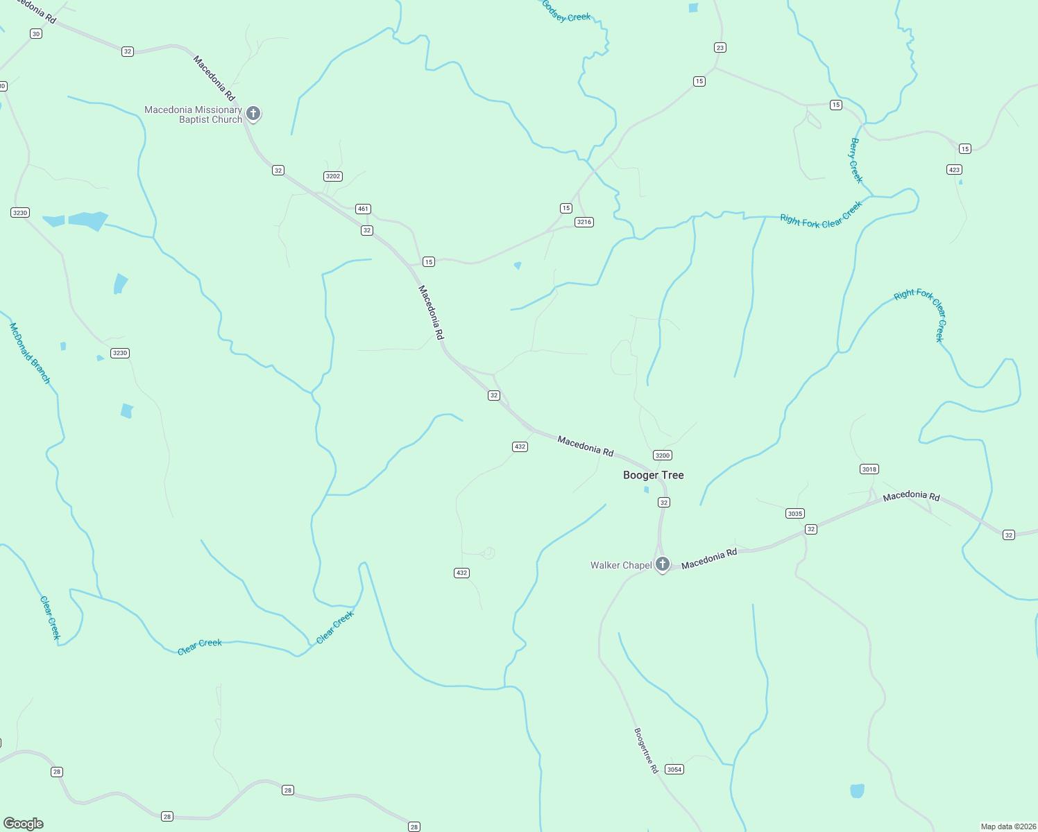 map of restaurants, bars, coffee shops, grocery stores, and more near 6935 County Road 32 in Double Springs