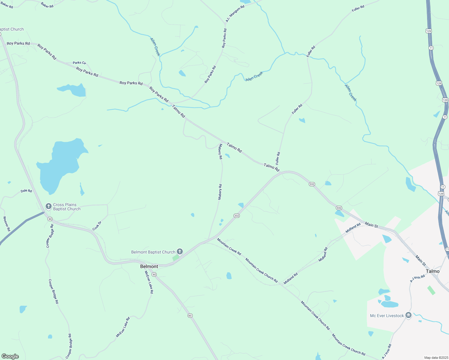 map of restaurants, bars, coffee shops, grocery stores, and more near 3930 Mabery Road in Gainesville