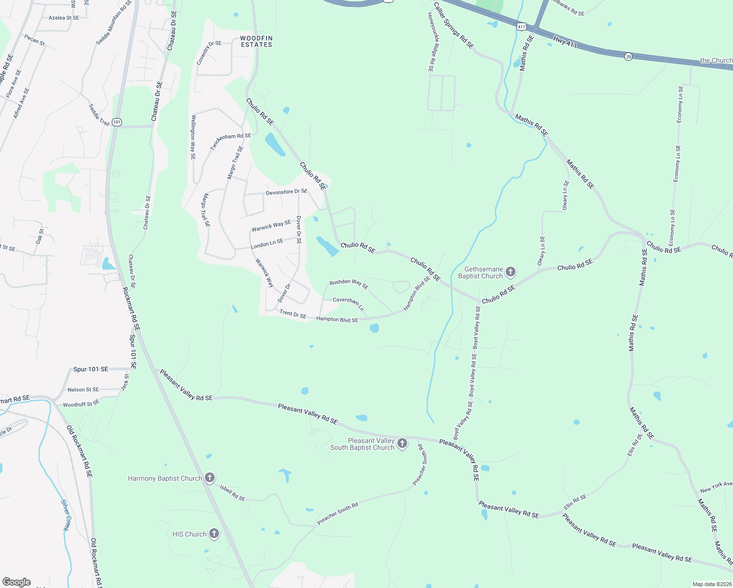 map of restaurants, bars, coffee shops, grocery stores, and more near 2 Hamptonshire Place in Rome