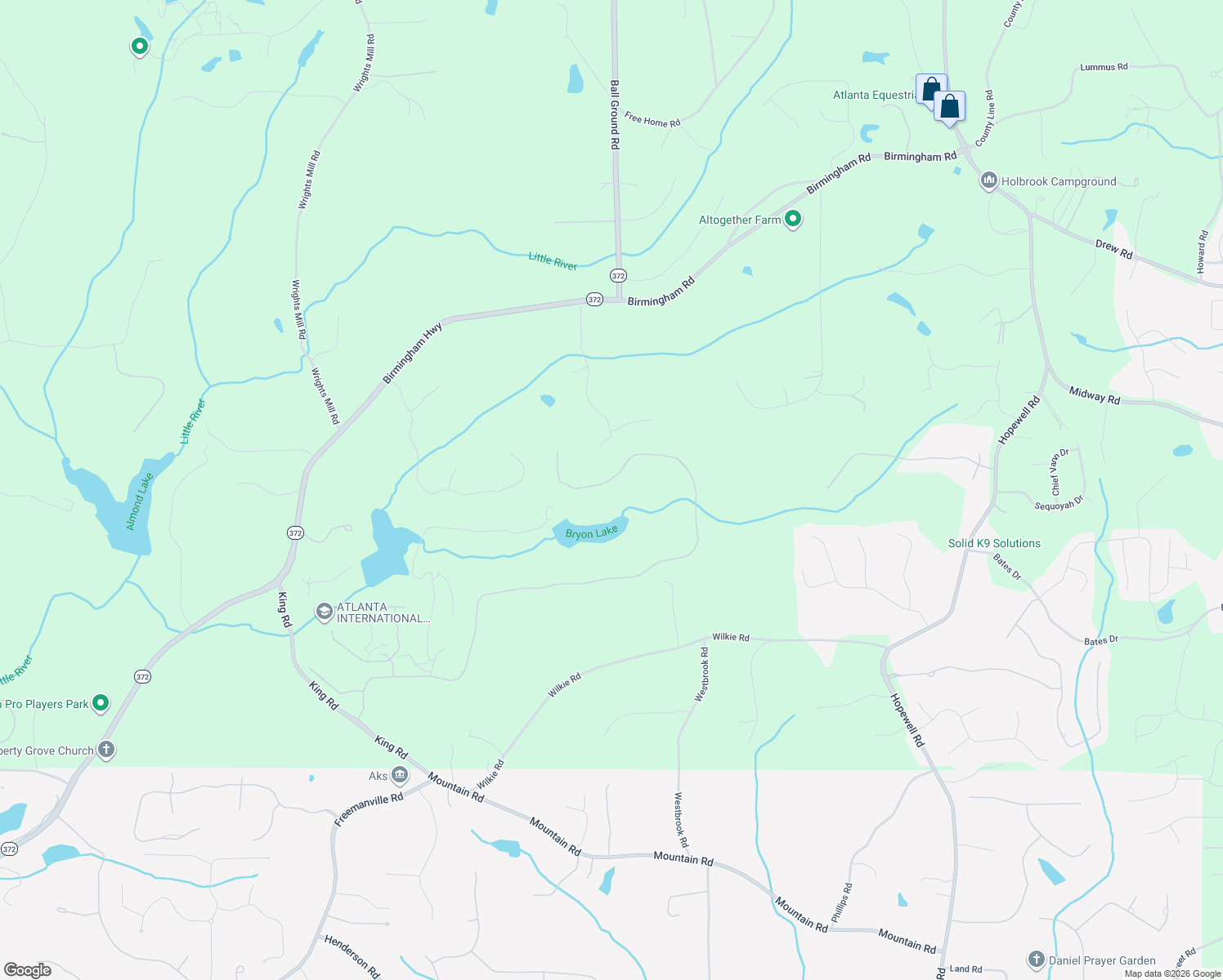 map of restaurants, bars, coffee shops, grocery stores, and more near 283 Traditions Drive in Alpharetta