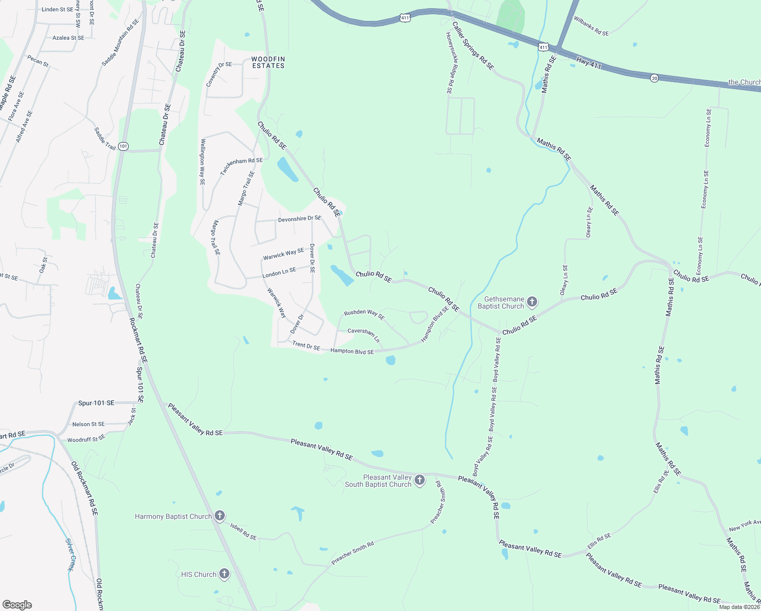 map of restaurants, bars, coffee shops, grocery stores, and more near 2 Hamptonshire Place in Rome