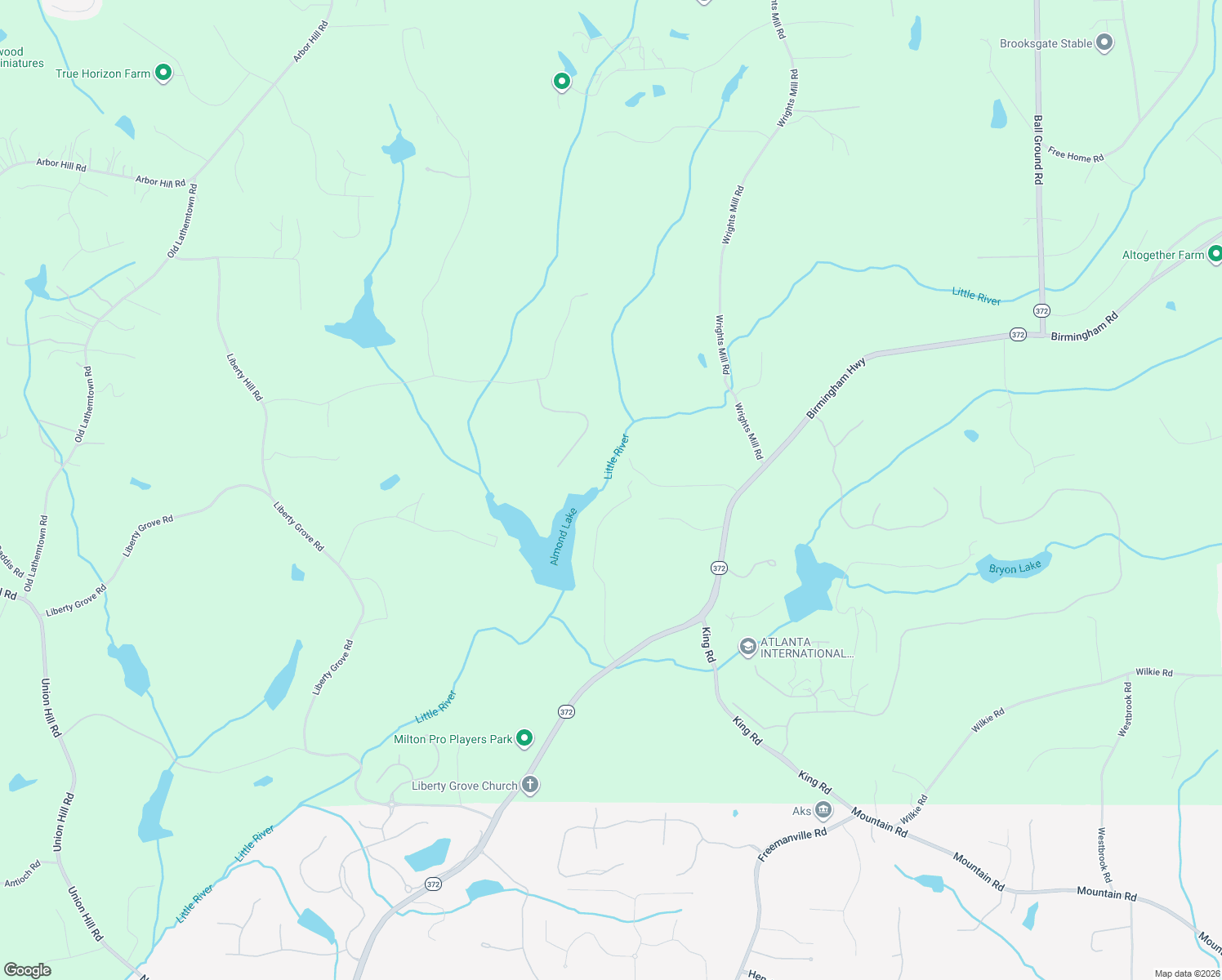 map of restaurants, bars, coffee shops, grocery stores, and more near 221 Allmond Lane in Alpharetta
