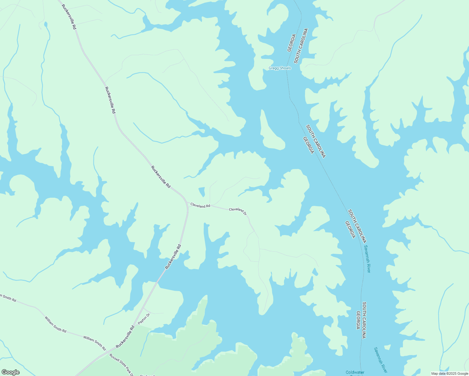 map of restaurants, bars, coffee shops, grocery stores, and more near Gulley Drive in Elberton