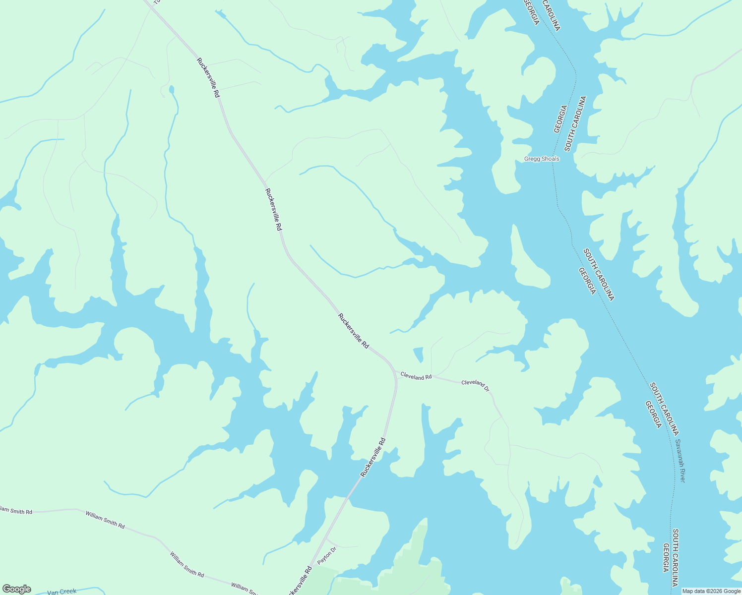 map of restaurants, bars, coffee shops, grocery stores, and more near 3067 Ruckersville Road in Elberton