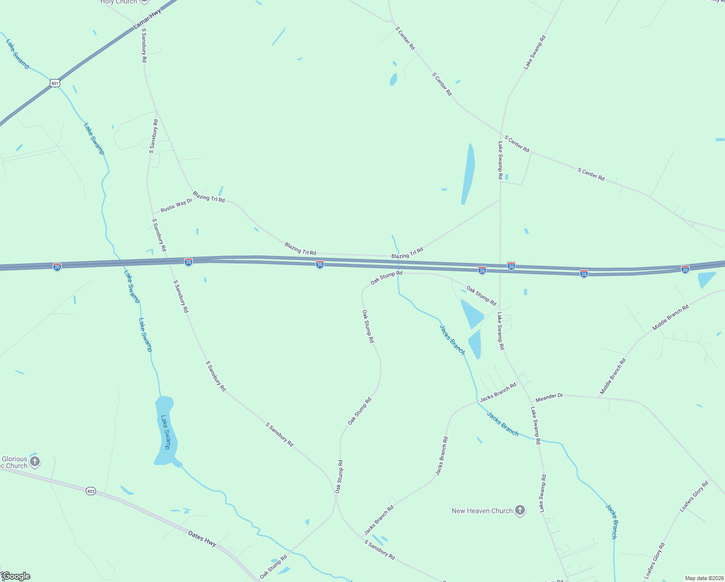 map of restaurants, bars, coffee shops, grocery stores, and more near 2499 Oak Stump Rd in Timmonsville