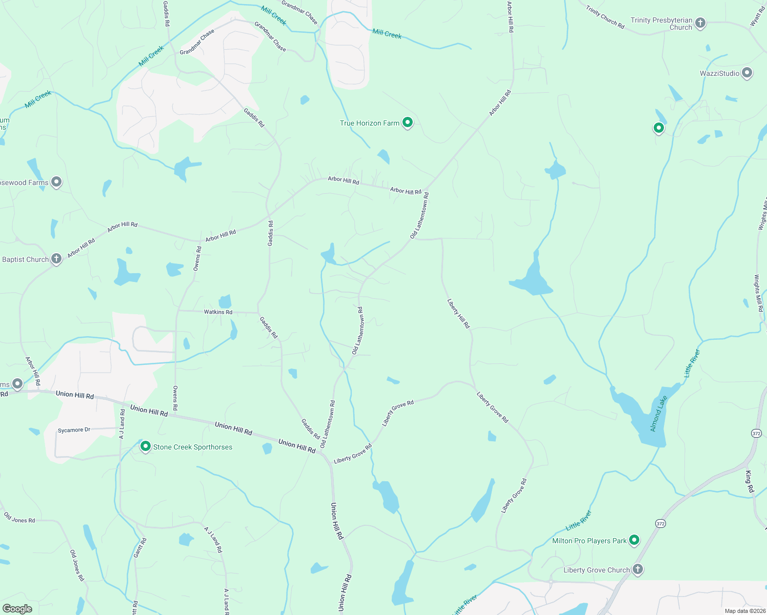 map of restaurants, bars, coffee shops, grocery stores, and more near 790 Old Lathemtown Road in Canton